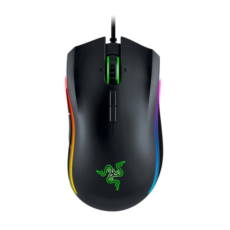 Razer Mamba Elite雷蛇曼巴眼鏡蛇精英版5G幻彩有線游戲鼠標(biāo)