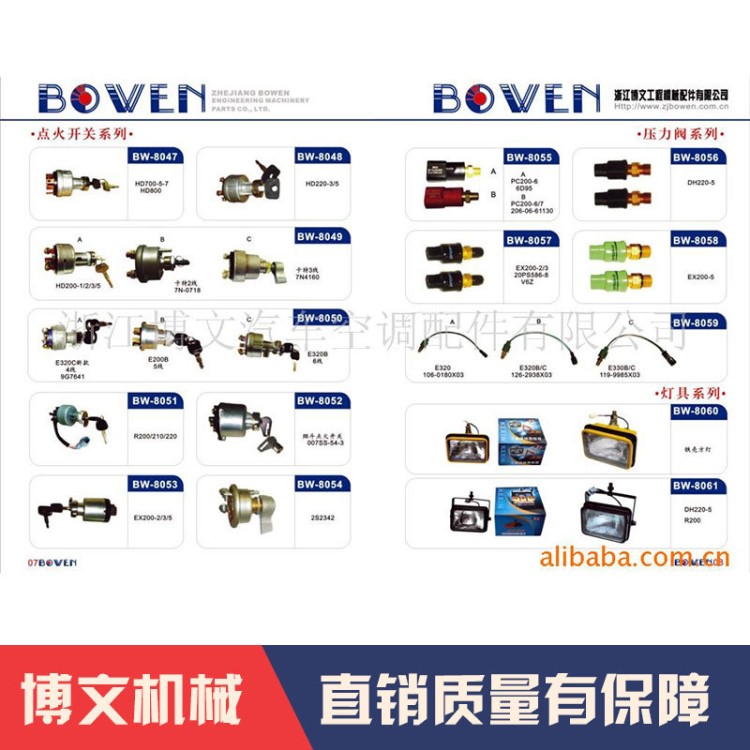 廠家供應(yīng)挖機配件批發(fā) 挖掘機電器元件 種類挖掘機壓力開關(guān)