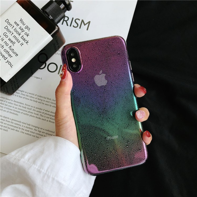 韓國同款 立體水珠 適用iPhone XS Max手機殼全包硬殼蘋果保護套
