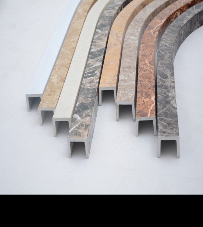 塑钢石基挡水条 pcv大理石地面挡水条 卫生间淋浴室挡水条批发