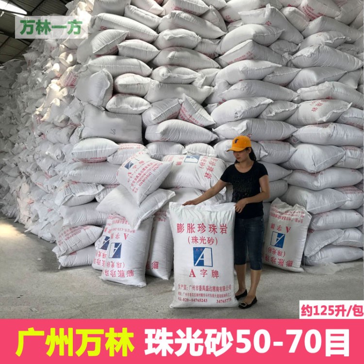 廣州廠家直銷50-70目膨脹珍珠巖珠光砂 洗手砂洗手粉空分裝置回填