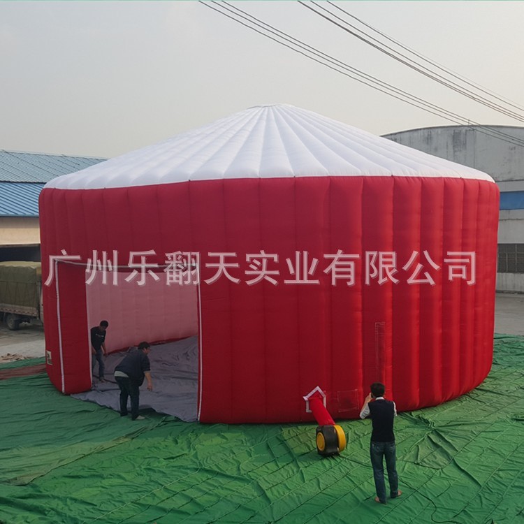 定制戶外廣告充氣帳篷LED婚禮帳篷移動(dòng) 充氣婚宴圓形帳篷拱門(mén)氣模