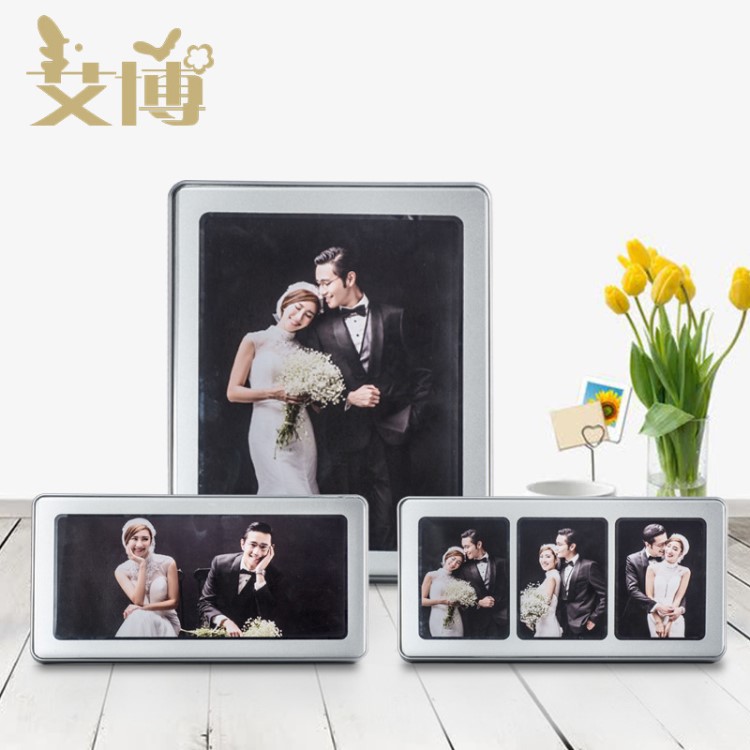 新款2018組合形擺臺可定制定做婚紗攝影現(xiàn)代創(chuàng)意相框擺臺廠家直銷