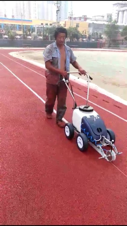 Fleet牌塑膠跑道劃線機(jī)跑道劃線車(chē)跑道專用畫(huà)線機(jī)電動(dòng)跑道畫(huà)線車(chē)