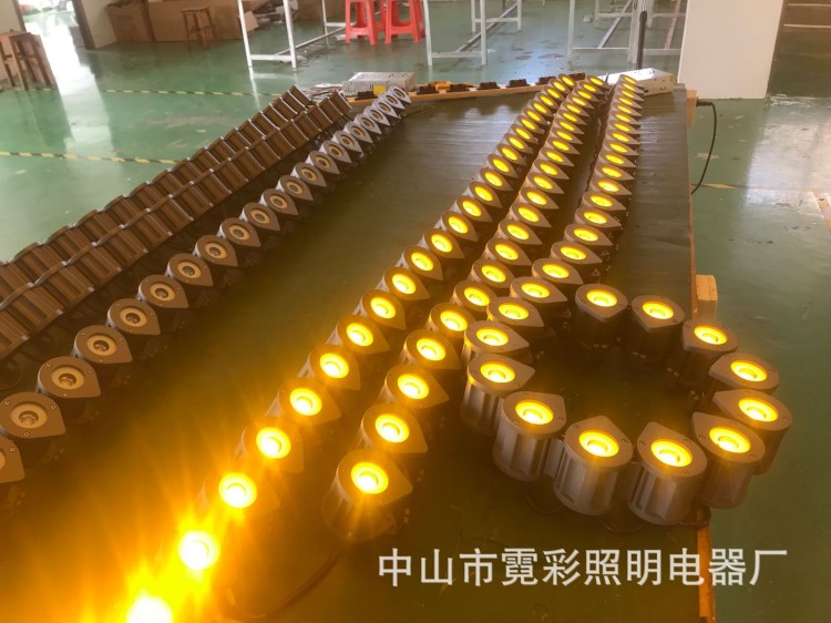 LED链条灯抱柱灯抱树抱箍灯小射灯单色七彩户外亮化灯具生产厂家