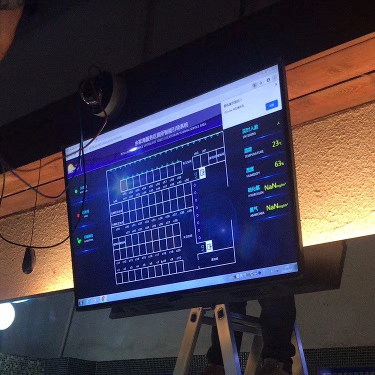 智慧公廁引導(dǎo)系統(tǒng) 有人無人客流量統(tǒng)計(jì)顯示屏 物聯(lián)網(wǎng)解決方案系統(tǒng)