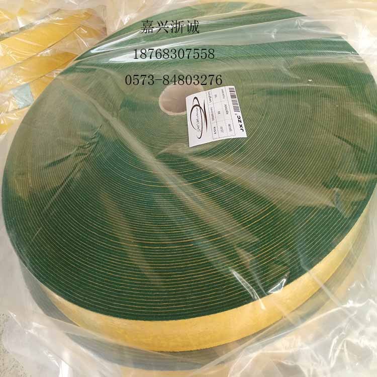 絨布包輥帶，綠絨防滑膠帶，綠絨皮，綠絨糙面皮，卷布機(jī)綠絨直銷