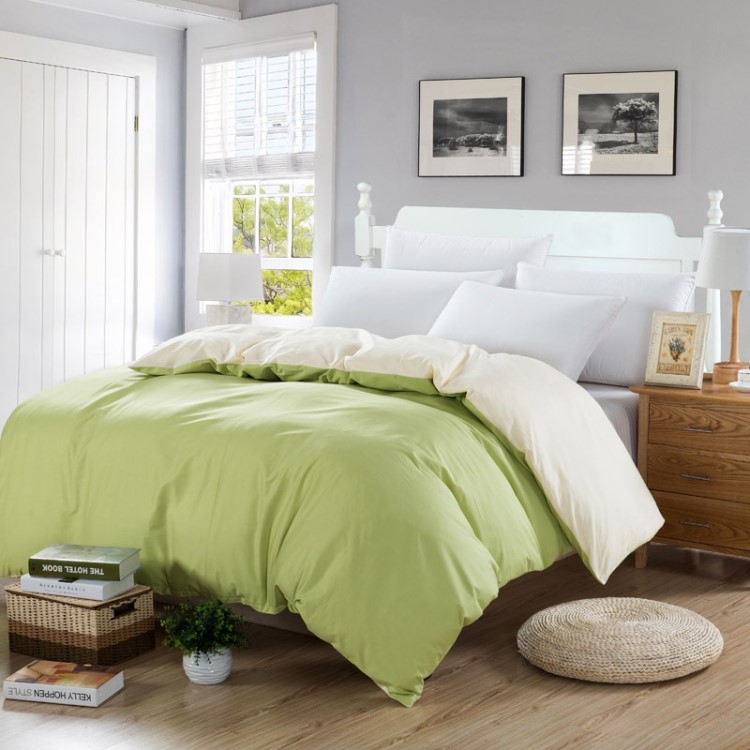 雅綠家紡全棉色被套單件1.6-2.0米床上用品床品批發廠家直銷