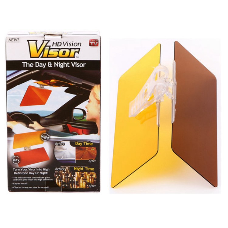 汽車防眩鏡日夜兩用車載遮陽鏡 遮陽板護目鏡護眼寶夏季熱賣用品