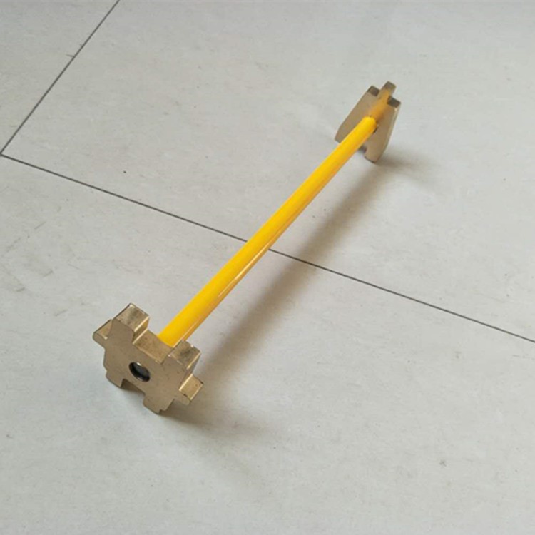 全铁油桶开盖器扳手双头开盖开桶扳手铁把双铜头