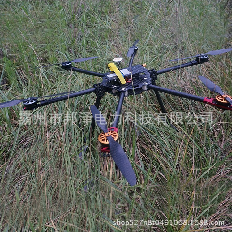 電力邦澤科技多旋翼8軸無人機 八軸遙控航拍無人機放線
