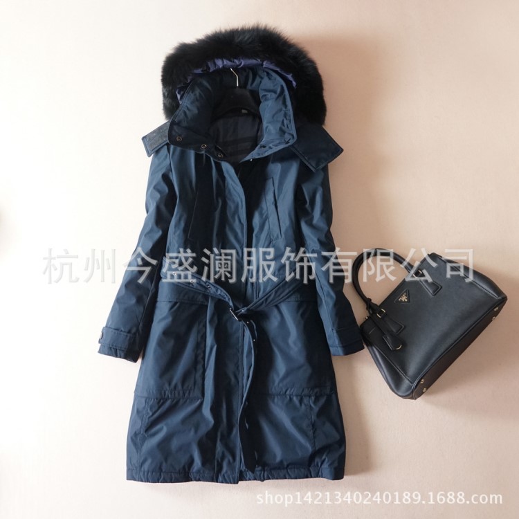 16年冬季加厚款 中長(zhǎng)款加厚羽絨服女91123