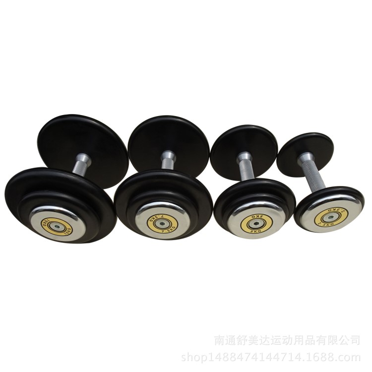直供可單只重量1.25KG-25KG可調(diào)節(jié)包膠啞鈴