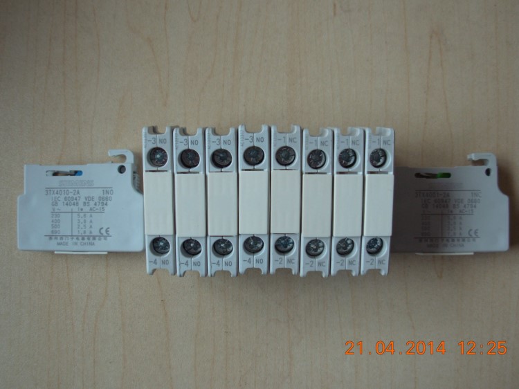 西門子接觸器輔助觸點3TX4001-2A/3TX4010-2A