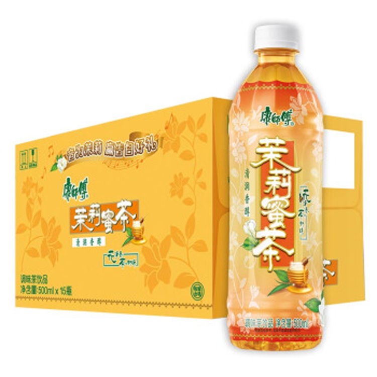 康師傅茉莉蜜茶500ml*9瓶裝茶飲料清茶綠茶冰紅茶冰糖雪梨批發(fā)