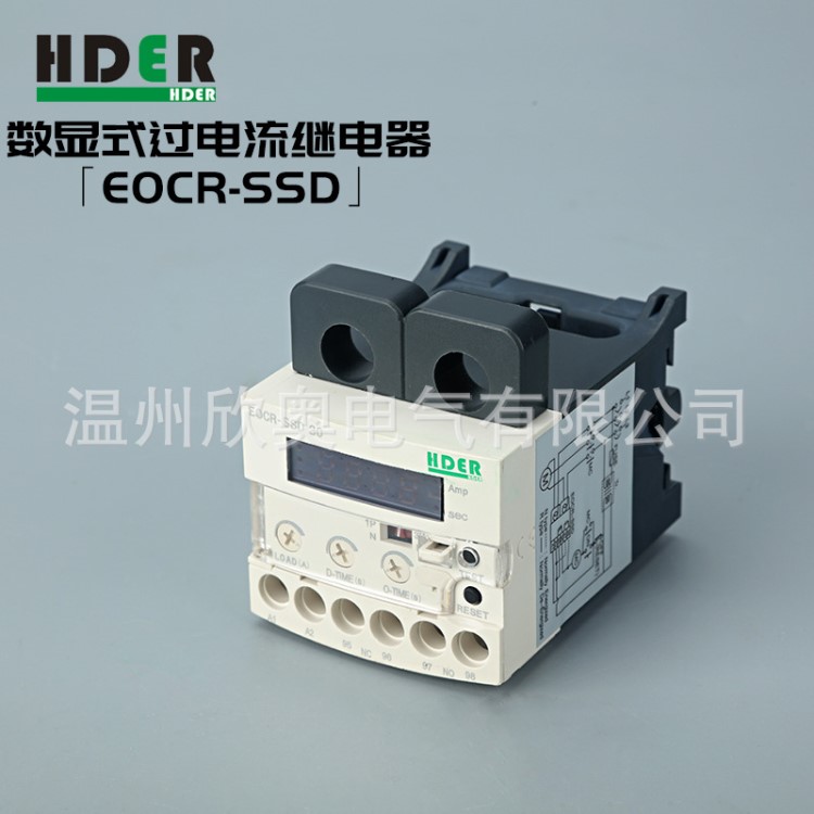 數(shù)顯式電機保護器 EOCR-SSD系列 數(shù)顯式過電流繼電器