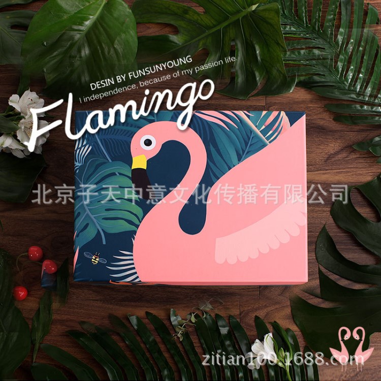 粉色鳥小清新禮品包裝盒禮盒 婚禮伴手禮紙盒結婚 回禮喜糖盒