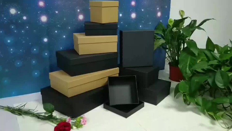 長方形銅版紙彩色印刷包裝盒 襪子毛巾圣誕禮品盒 化妝品禮盒定制