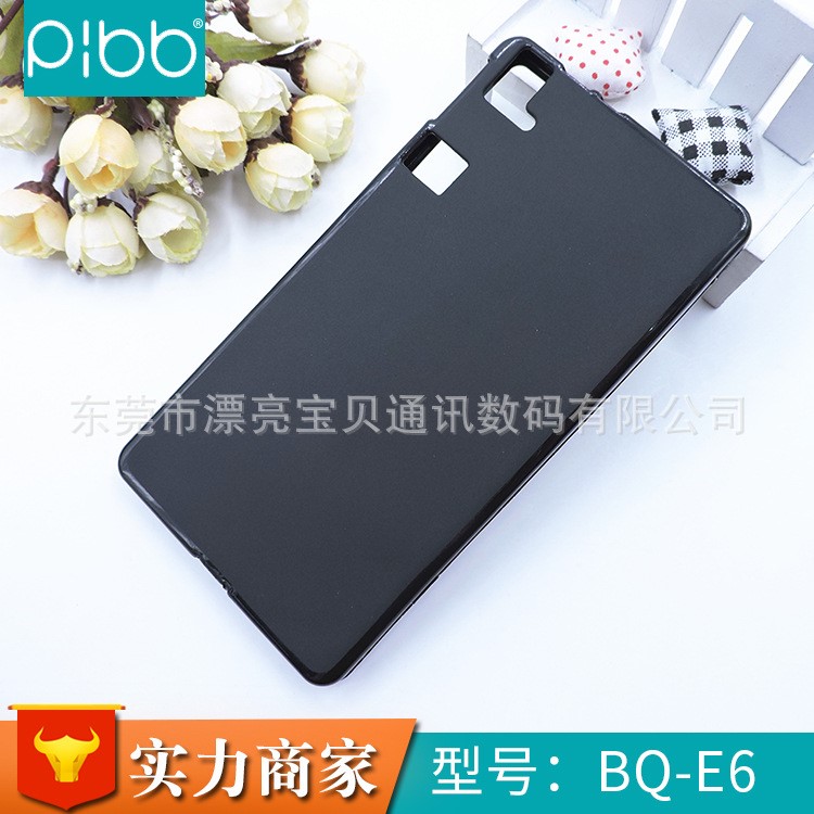 廠家生產(chǎn) BQ Aquaris E6手機(jī)殼 TPU布丁套清水套手機(jī)保護(hù)套BQ E6