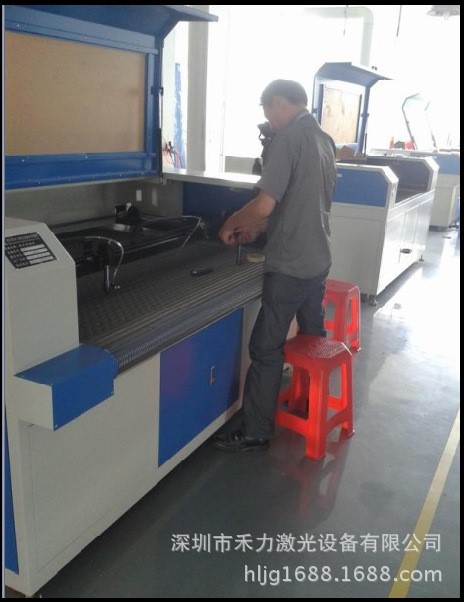 深圳禾力無紡布-紡織-皮革-貼布繡全自動激光雕刻切割機
