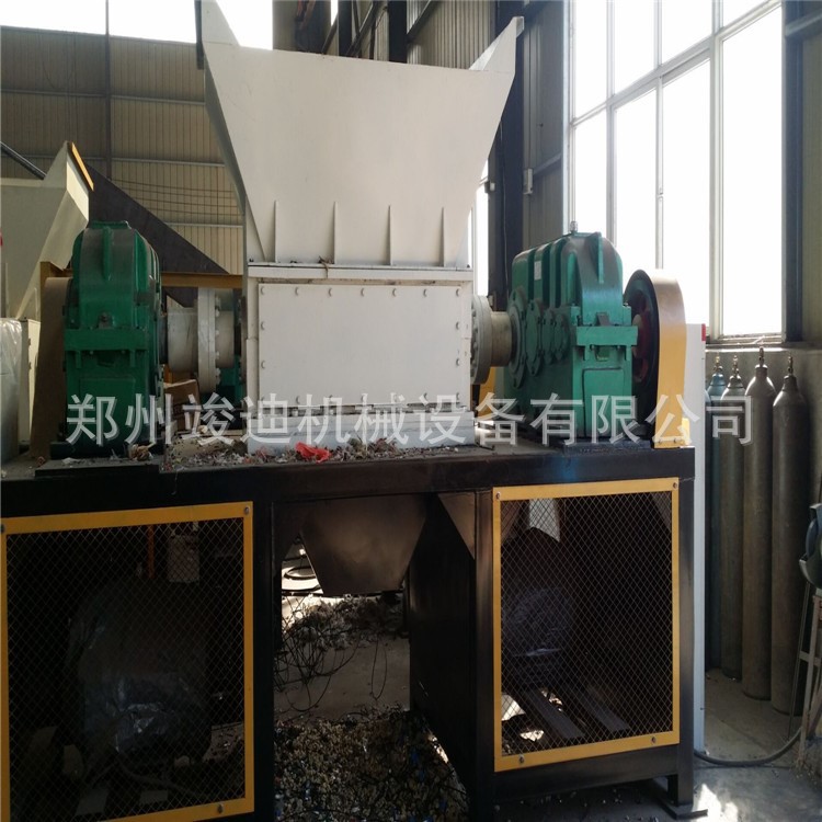 薄膜塑料噸包撕碎處理機(jī) 報(bào)廢塑料管材撕碎機(jī) 金屬鐵屑撕碎機(jī)價(jià)錢(qián)