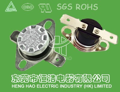 供應(yīng)突跳式KSD301熱保護(hù)器雙金屬片溫度開關(guān)
