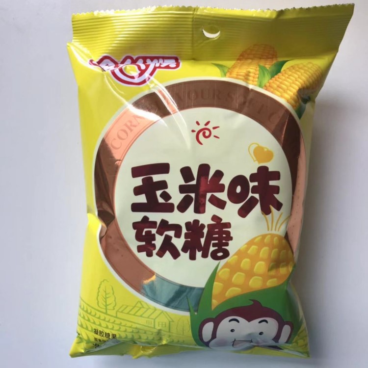 金絲猴 玉米味軟糖150g 糖果零食 休閑食品 批發(fā)