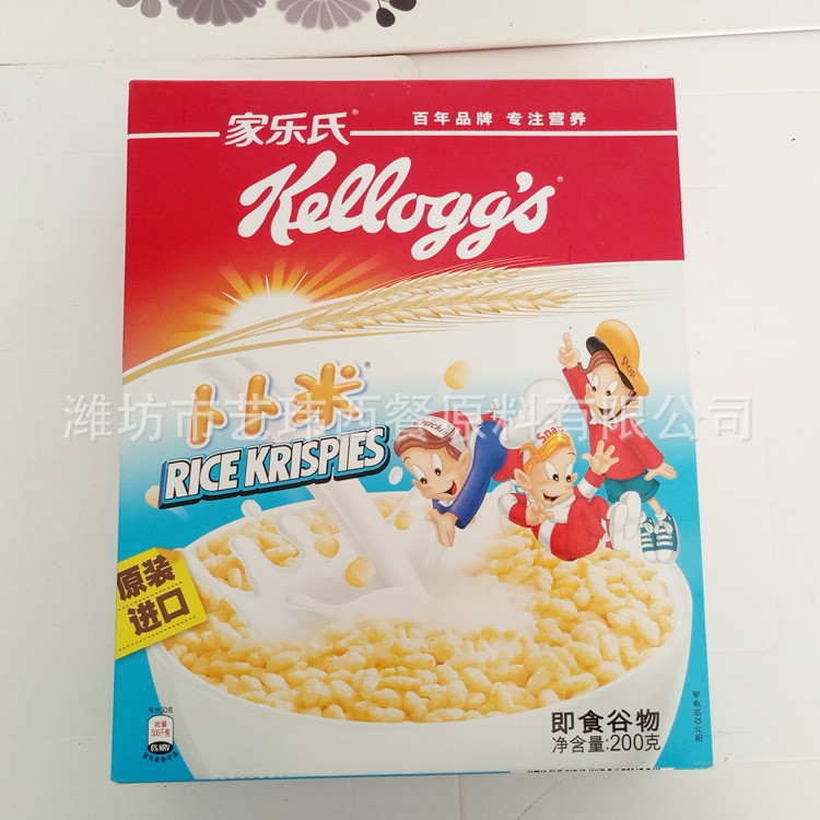 家樂氏卜卜米 食品麥片即食谷物營養(yǎng)早餐200g 營養(yǎng)早餐沖飲麥片