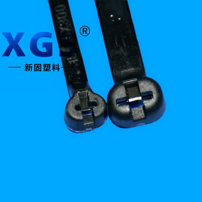 廠家直供 不銹鋼嵌片鎖緊扎帶 船用尼龍扎帶3X100mm  100條