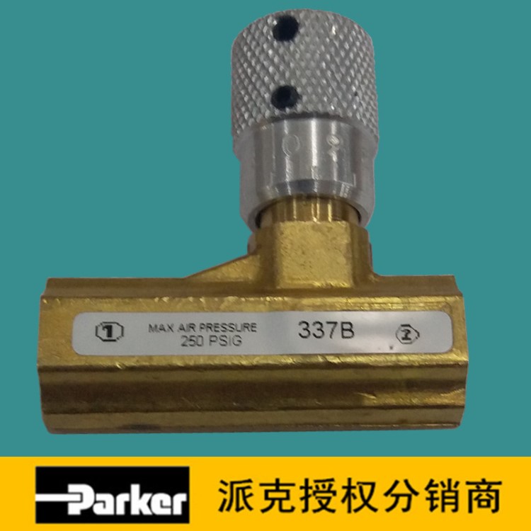 派克氣動閥337B原裝PARKER精密流量控制閥旋鈕針閥千分尺位置