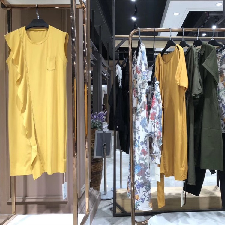 羽沙國際19夏休閑時尚專柜品牌女裝折扣批發走份直供直播一手貨源