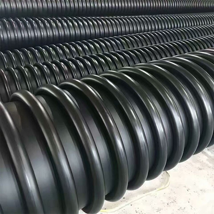 HDPE高密度聚乙烯纏繞增強管B型管節流式克拉管電熔承插式克拉管