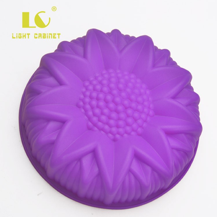 硅膠烤盤 花類模具 向日葵蛋糕膜具 糕點用具 節日蛋糕 烘培工具