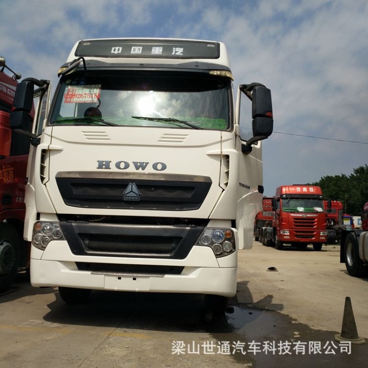 二手拖頭出口商家 重汽HOWO卡車 半掛自卸車  集裝箱拖掛車廠家