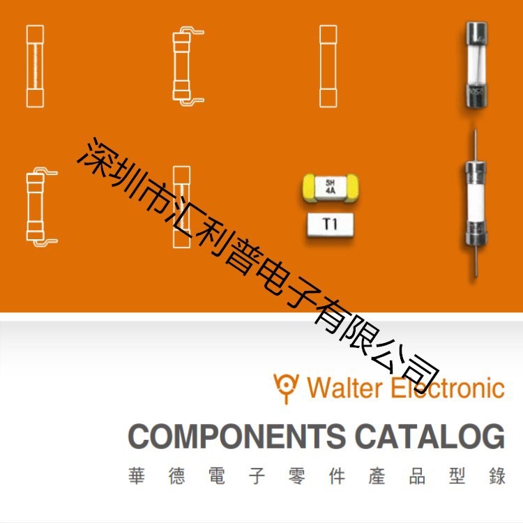 WALTER华德保险丝FSD8A125V/250V快断玻璃管5.2x20