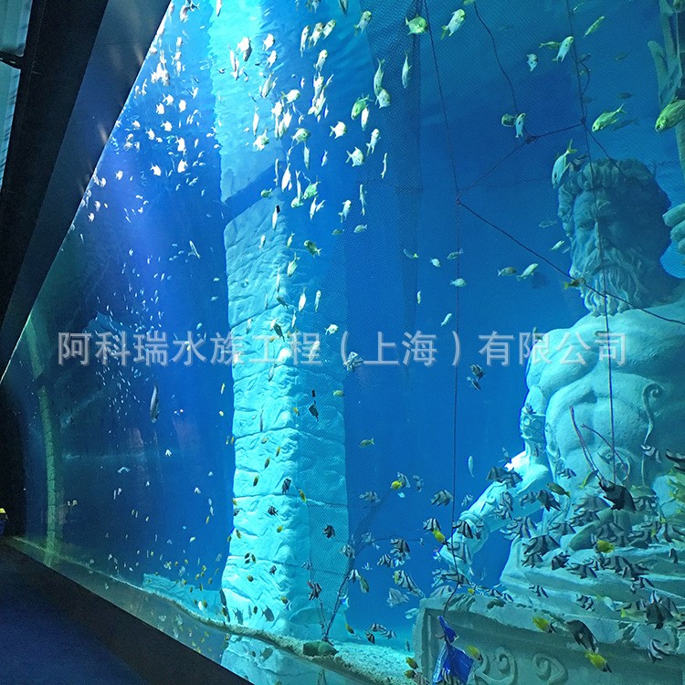 廠家直銷大型亞克力水族箱魚(yú)缸視窗工程  觀賞魚(yú)有機(jī)玻璃生態(tài)魚(yú)缸