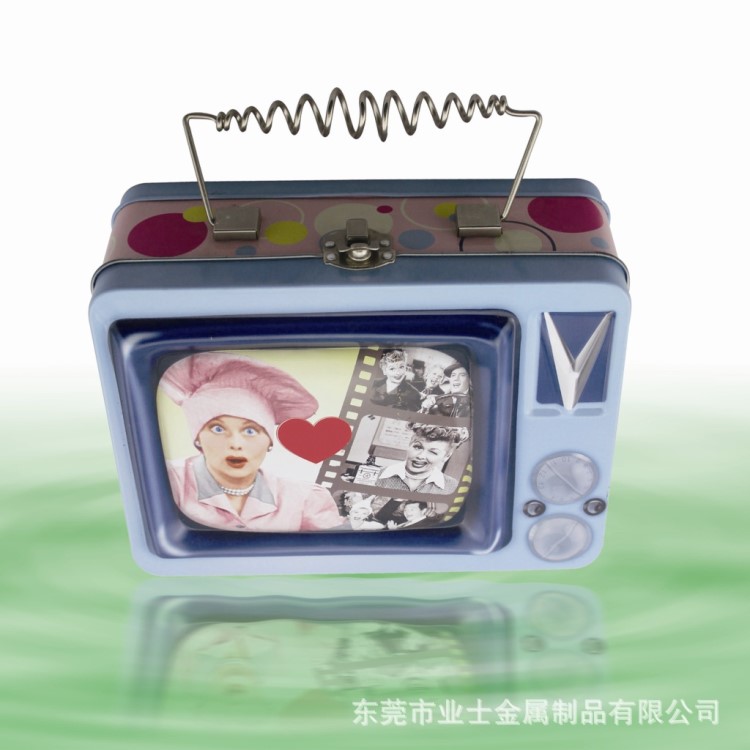 東莞塘廈工廠 訂制長方形手提馬口鐵午餐盒 彩色印刷 方形午餐盒