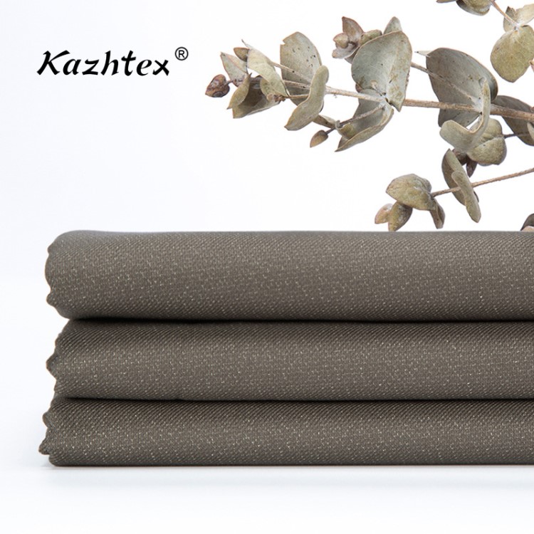 Kazhtex銀纖維導電防輻射梭織布防靜電面料用于服裝接地床單