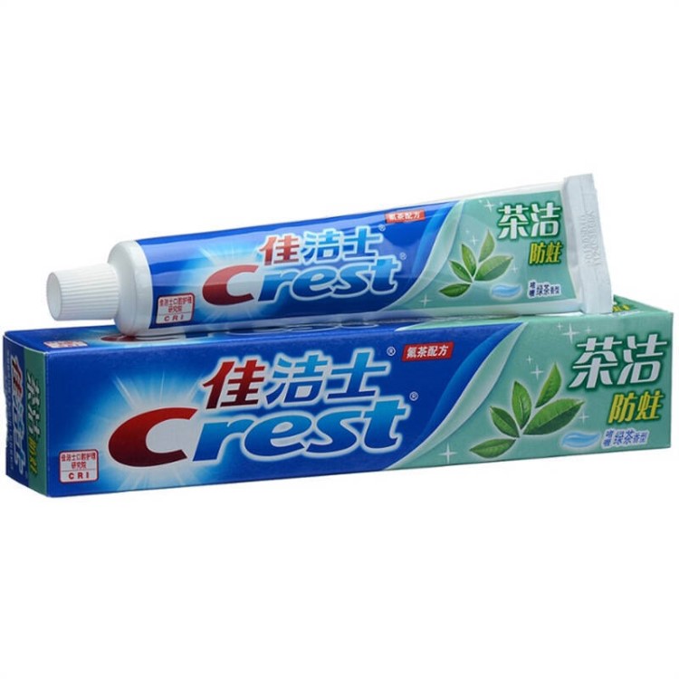 代理批發(fā) 現(xiàn)貨 佳潔士牙膏 茶潔防蛀啫喱綠茶香型140g量大優(yōu)惠