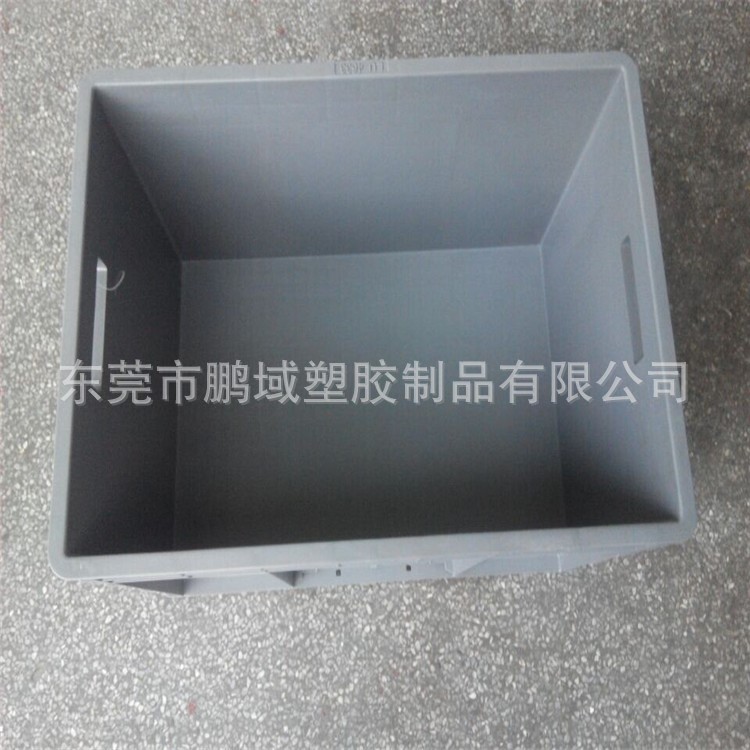 鵬域廠直銷塑料汽配集裝箱 歐標物流周轉箱 加厚帶蓋五金倉儲箱