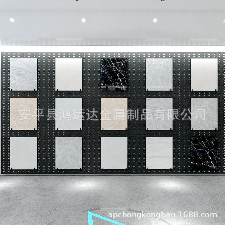 現代簡約陶瓷展示架 地磚墻磚樣品瓷磚展架 石材多功能立式展示墻
