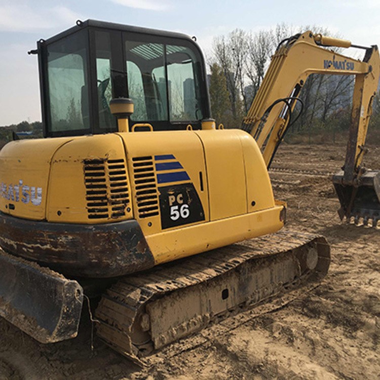 二手挖掘机 小型挖机出售小松pc56个人转让原版土方型工程机械