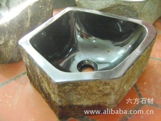basalt 玄武巖 六方石柱洗手盆面盆
