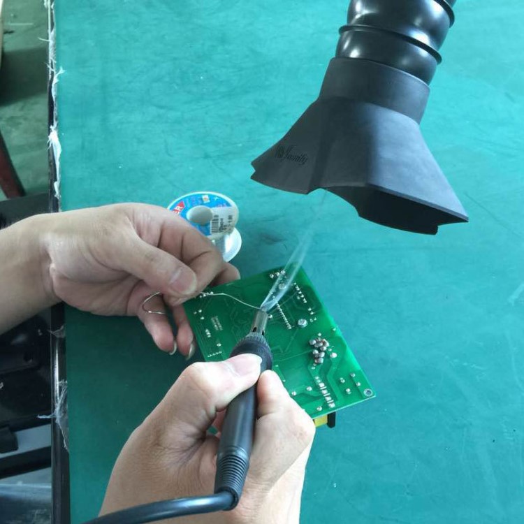 雙頭 凈化器 吾家生產線多電子  艾灸館 焊錫煙塵排煙機