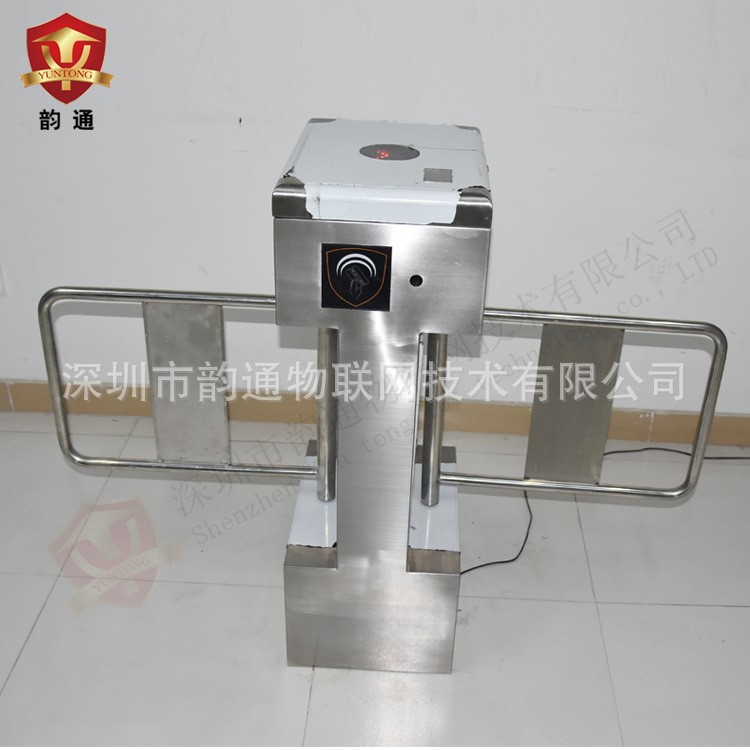 立式擺閘 不銹鋼擺臂雙機芯擺閘 單臺兩個通道閘機 電動手動擺閘