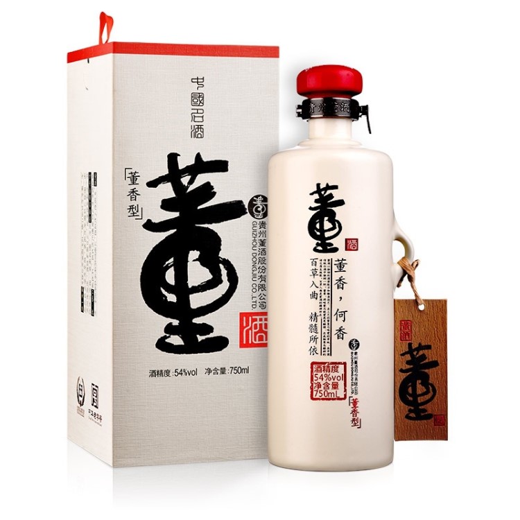 陳年老酒董酒54度750ml*6整 婚慶商務(wù)宴請董香型糧固態(tài)發(fā)酵白酒