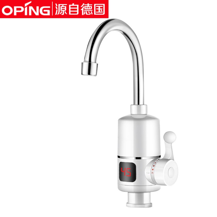 工廠直銷 oping歐品 家用即熱式電熱水龍頭 廚房冷熱水龍頭數(shù)顯