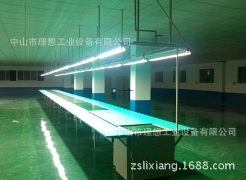 供應反吊式對面座對面臺皮帶流水線裝配輸送線