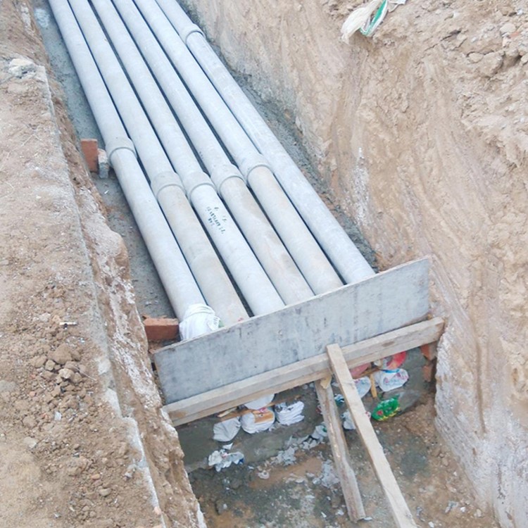 廠家批發(fā)纖維水泥管dn150*12mm 路橋市政電力用電線電纜護(hù)套管材