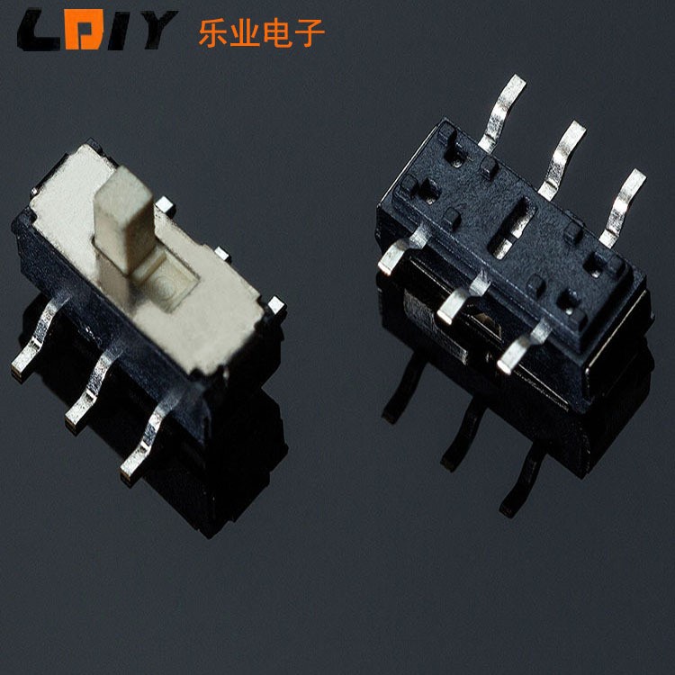 六腳撥動開關 貼片式迷你型微型滑動開關 玩具開關 廠家